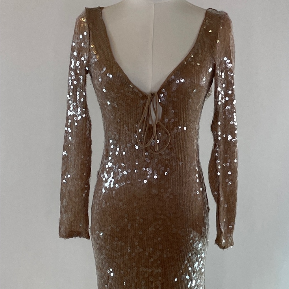 Bardot Verona Sequin Dress, M - Picture 4 of 10